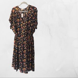 Beautiful Fall Floral Dress